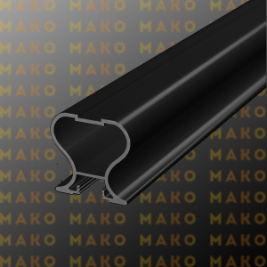 Профиль вертикальный симметричный MS110 Черный матовый (A15)